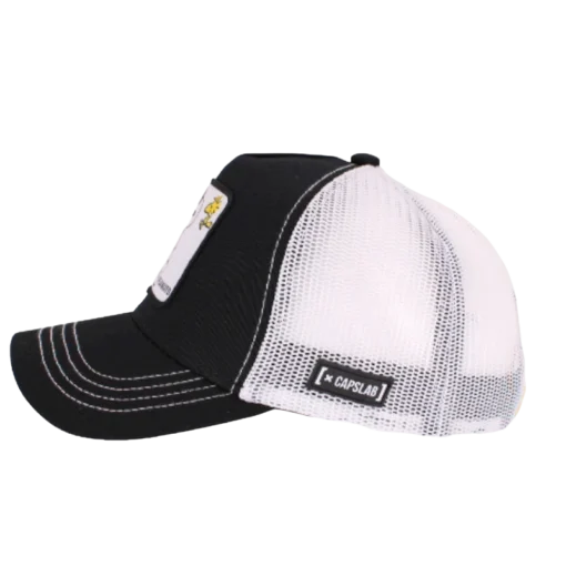 Capslab – Freegun Peanuts – musta Trucker lippalakkisecond view